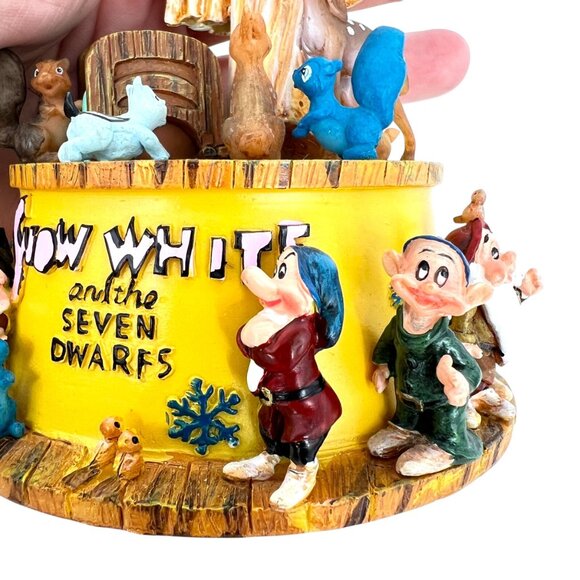 Snow White And The Seven Dwarfs Whistle While You Work Music Box - Picture 4 of 15